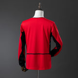 Man United Jersey 2002-04 Home Retro Football Kit Long Sleeves