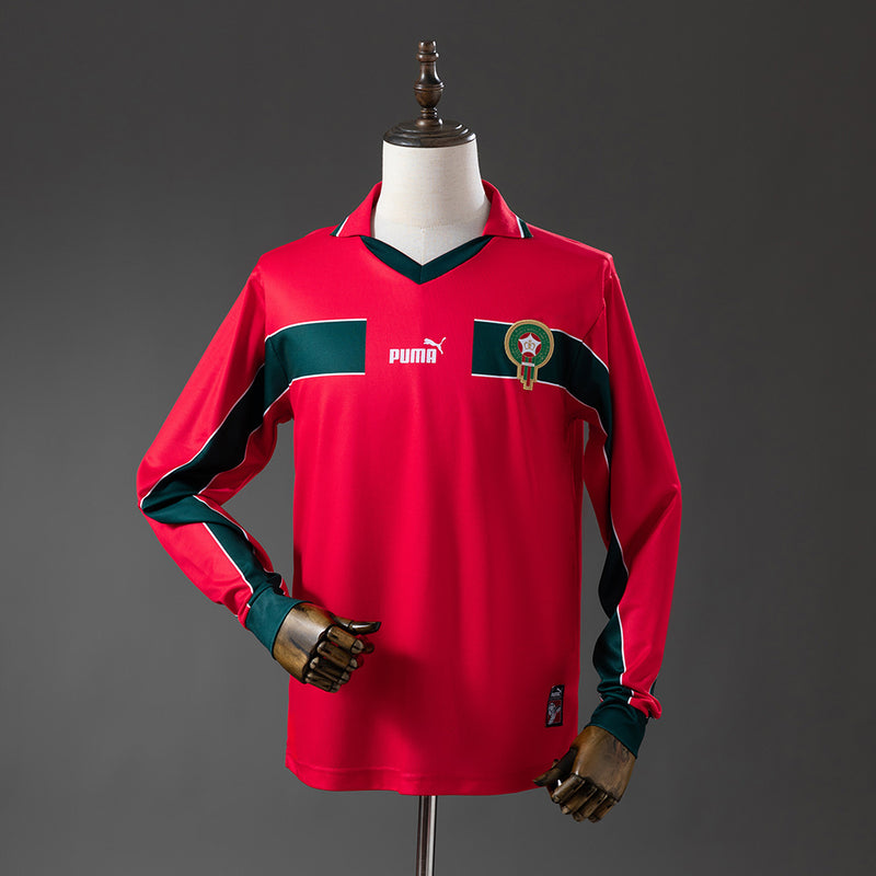 Morocco Jersey 1998 Third Retro Football Kit Long Sleeves