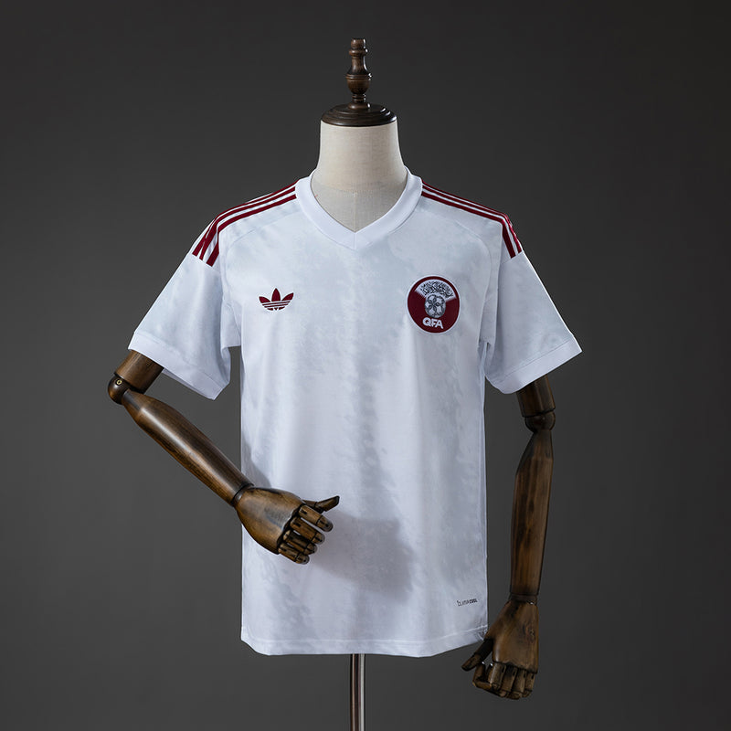 Qatar Away Jersey 2026 World Cup Football Kit Soccer Shirt