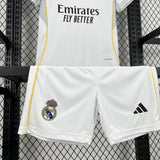Kids Real Madrid Home Jersey 25/26 Football Kit Soccer Jersey - PalmSportss