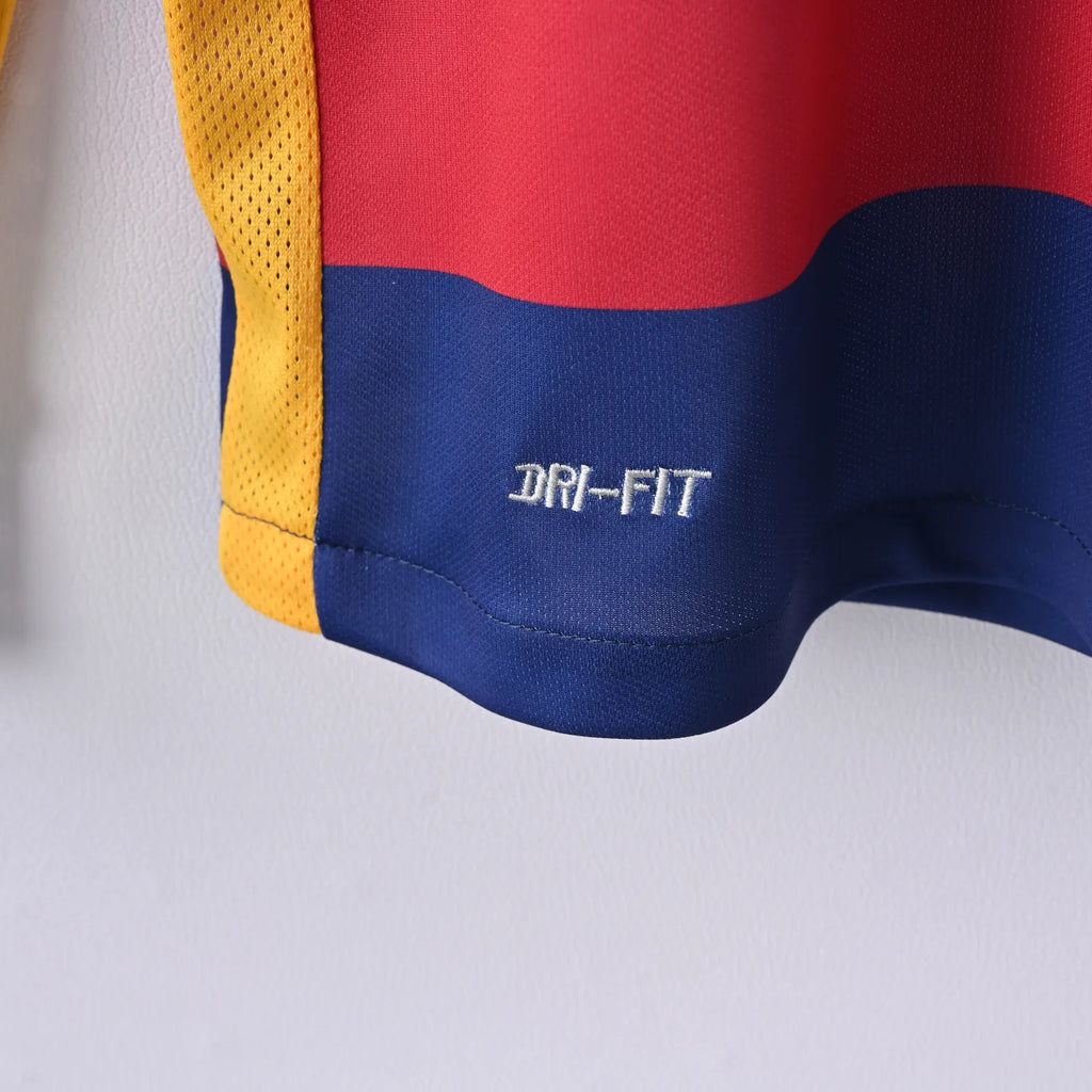 Retro Barcelona Jersey 2015/16 Home Long Sleeves Football Kits Soccer Shirt
