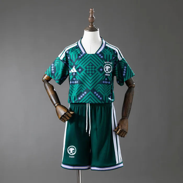 Kids Saudi Arabia Home Jersey 2026 World Cup Football Kit Soccer Shirt PalmSportss