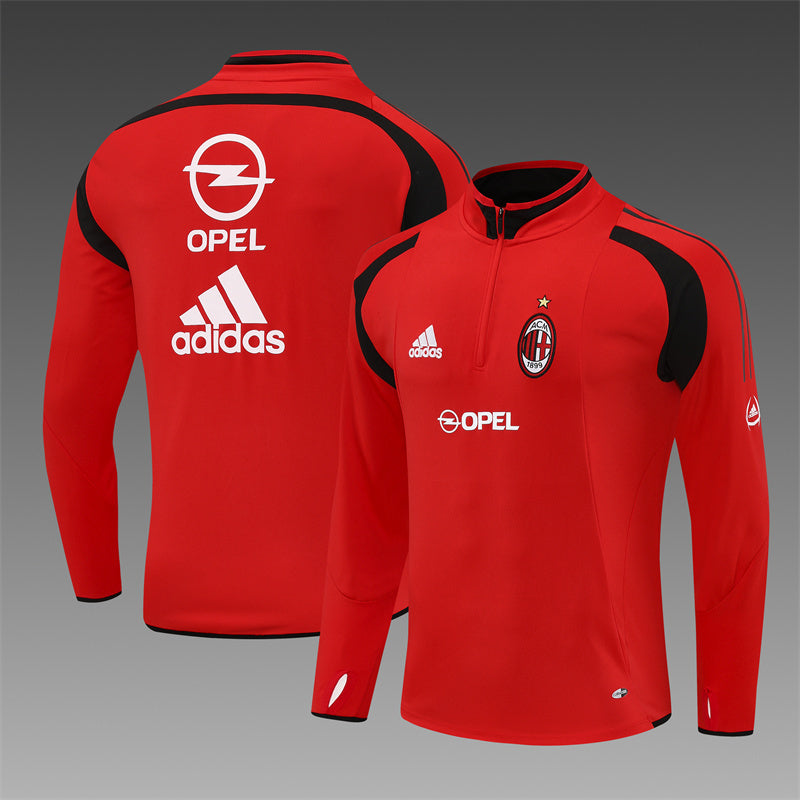 Retro AC Milan Training Tracksuits 2004-05 Football Kit Soccer Jersey