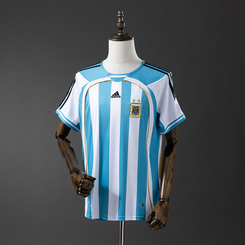 Argentina Jersey 2006 Home Retro Kit