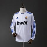 Real Madrid Jersey 2010-11 Home Retro Kit Long Sleeves