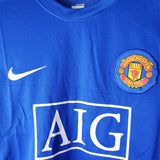 Retro Manchester United Jersey 2008-09 Third Long Sleeves Football Kit Soccer Shirt - PalmSportss