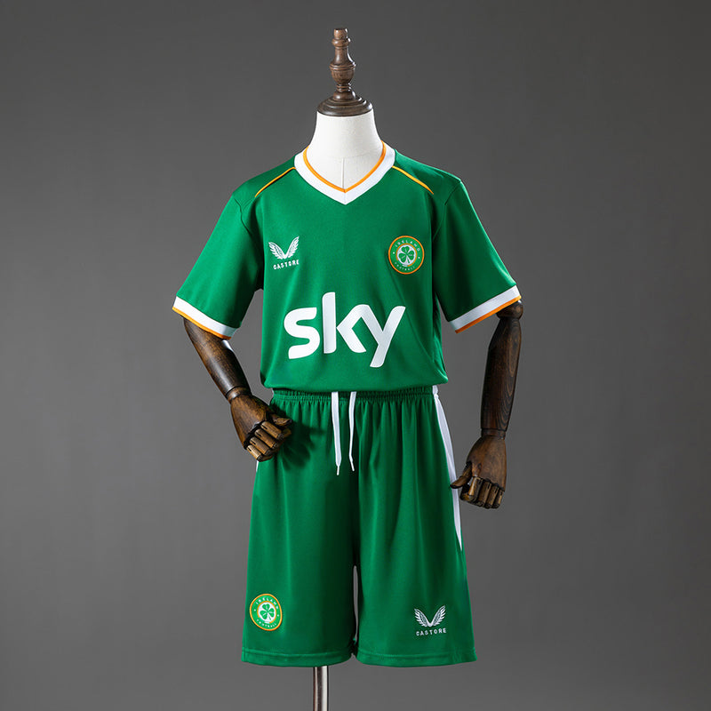 Kids Ireland Home Jersey 2026 World Cup Football Kit Soccer Shirt