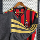 AC Milan Jersey Home Kit 2013 2014 Retro Long Sleeves - PalmSportss