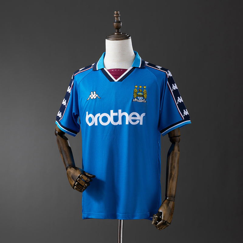 Manchester City Jersey 1997-99 Home Retro Football Kit