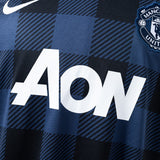 Man United Jersey 2013-14 Away Retro Football Kit Long Sleeves