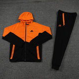 Hoodie Jacket Set 2025/26 Black Orange