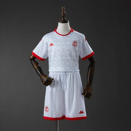 Kids Tunisia Away Jersey 2026 World Cup Football Kit Soccer Shirt PalmSportss