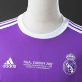 Real Madrid Jersey 2016/17 Away Retro Football Kit Long Sleeves