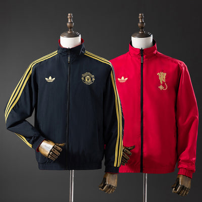 Manchester United Windbreaker 2025/26 Reversible Football Soccer Jacket