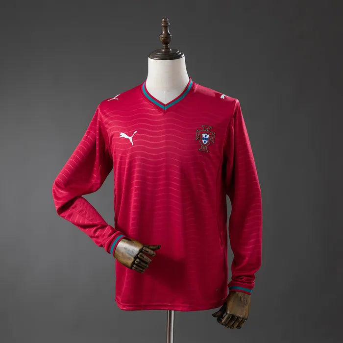 Portugal Home Jersey 2026 World Cup Football Kit Long Sleeves