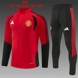 Kids Manchester United Training Tracksuits 2026-2027 Football Kit Soccer Jersey PalmSportss
