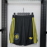 Player Version Man United Shorts 25/26 Black Football Kit Soccer Shorts