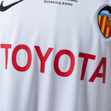 Valencia Jersey 2003-04 Home Retro Football Kit