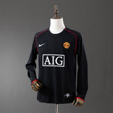 Man United Jersey 2007/08 Away Retro Kit Long Sleeve