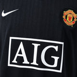Man United Jersey 2007/08 Away Retro Kit Long Sleeve