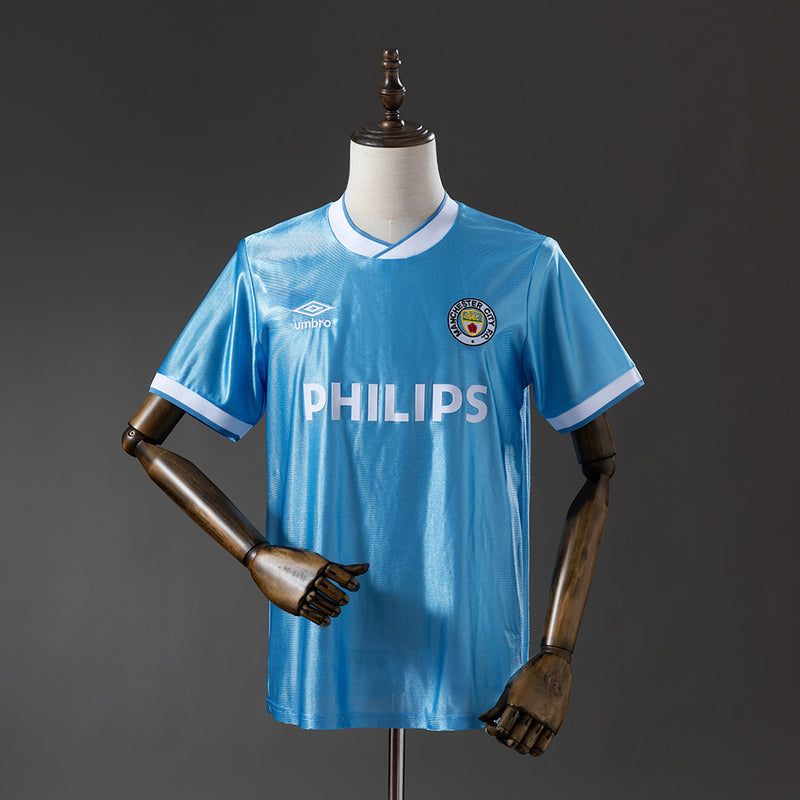 Manchester City Jersey 1986-87 Home Retro Football Kit