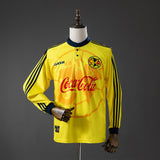 Club America Home Jersey 1997-1998 Retro Football Kit Long Sleeves Soccer Shirt