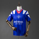 Rangers Jersey 1992-94 Home Retro Football Kit