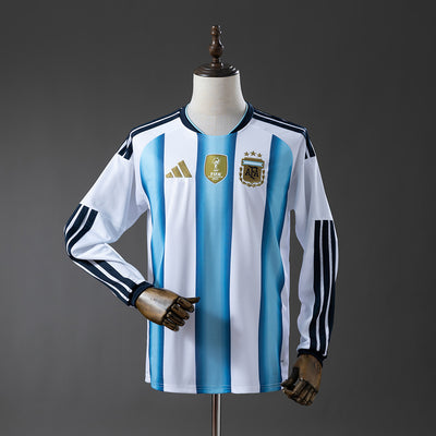 Argentina Home Jersey 2026 World Cup Long Sleeves Football Kit Soccer Shirt