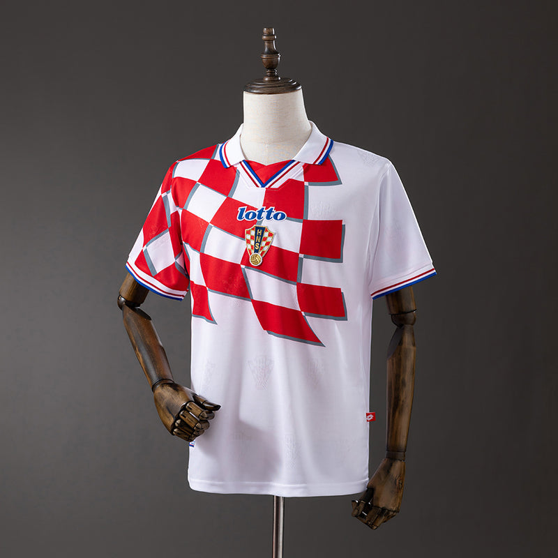 Croatia Jersey 1998 Home Retro Football Kit