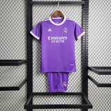 Retro Real Madrid Away kit 16/17 Kids Football Jersey