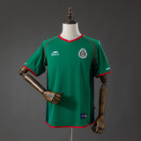 Mexico Home Jersey 2002 Retro Football Kit Soccer Shirt PalmSportss