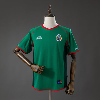Mexico Home Jersey 2002 Retro Football Kit Soccer Shirt