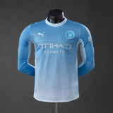 Player Version Manchester City Home Jersey 2026-2027 Long Sleeves Football Kit Soccer Shirt PalmSportss