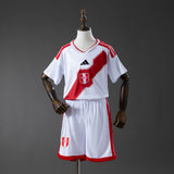 Kids Peru Home Jersey 2026 Football Kit Soccer Shirt