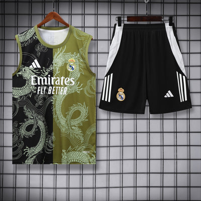 Real Madrid Vest Set Training Tracksuits 25/26 Football Kit Soccer Jersey