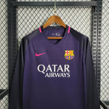 Barcelona Jersey Away kit 16/17 Retro Long Sleeves Football Team Soccer shirt - PalmSportss
