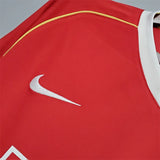 Manchester United Jersey Home Kit 2006/07 Retro Long Sleeves Football Team Soccer Shirt - PalmSportss