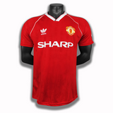 Man United Retro Jersey 1988 Home Football Jersey Soccer Shirt