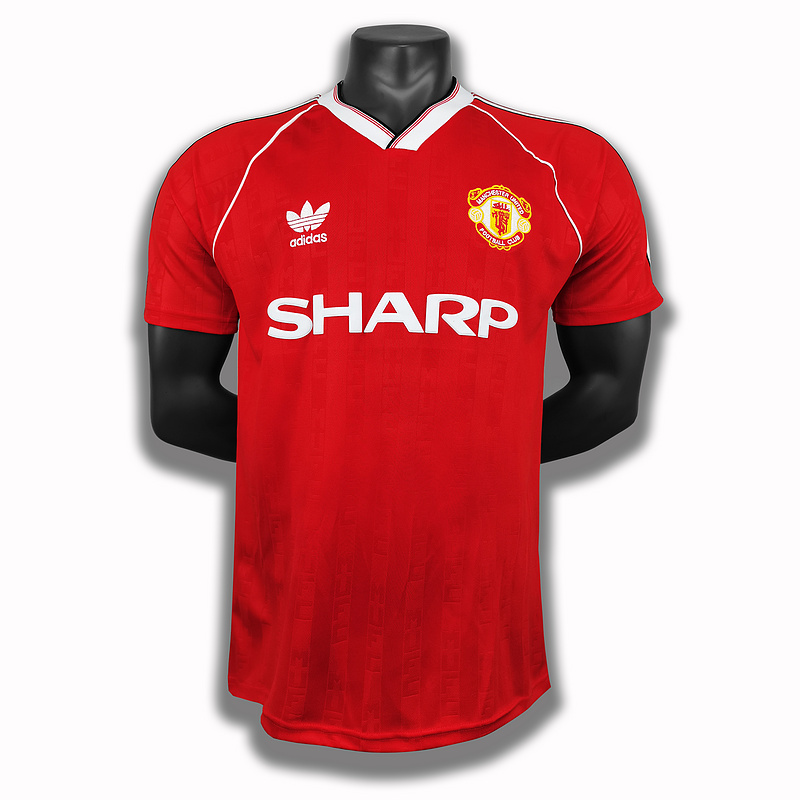 Manchester United Retro Jersey 1988 Home Football Jersey Soccer Shirt