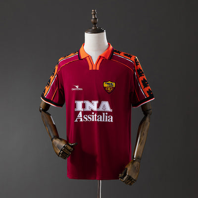 Rome Jersey 1998-99 Home Retro Football Kit