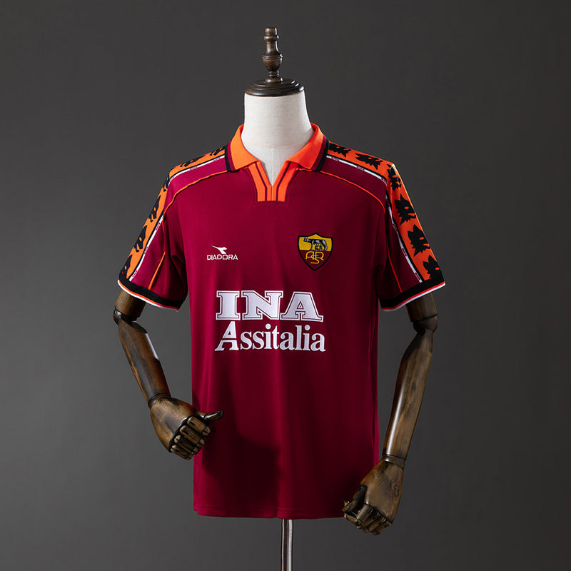 Rome Jersey 1998-99 Home Retro Football Kit