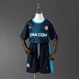 Kids Marseille Jersey 25/26 Away Football Kit