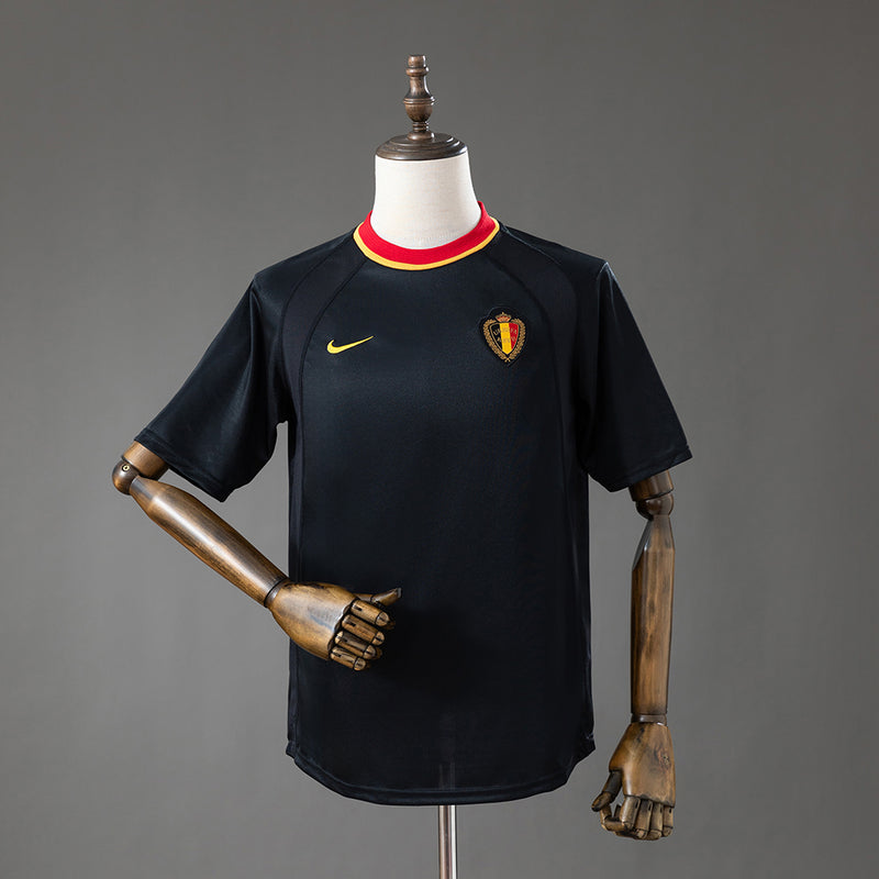 Belgium Away Jersey 2000 World Cup Football Kit Soccer Shirt