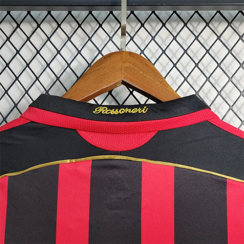 AC Milan Jersey Home Kit 2006 2007 Retro Long Sleeves
