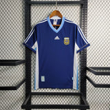 Argentina Retro Jersey 1998 Away Football Jersey Soccer Shirt - PalmSportss