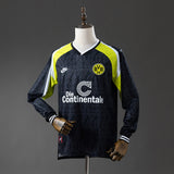 Dortmund Jersey 1995-96 Away Retro Football Kit Long Sleeves