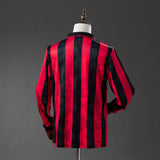 AC Milan Jersey 1993-94 Home Retro Football Kit Long Sleeves