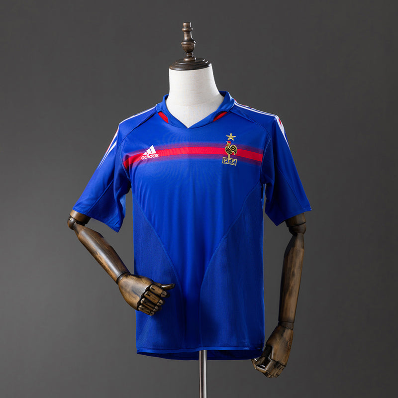 France Jersey 2004 Home Retro Football Kit