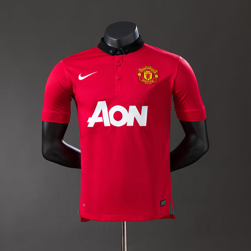 Manchester United Jersey 2013/14 Home Retro Football Kit Player Version