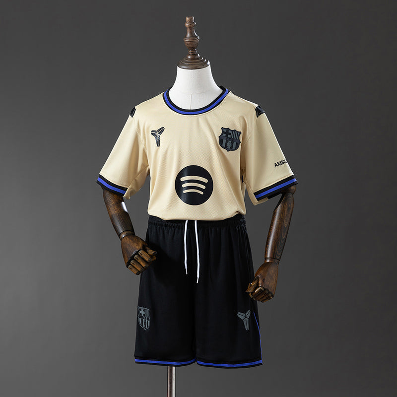 Kids Barcelona Jersey 25/26 Away Football Kit